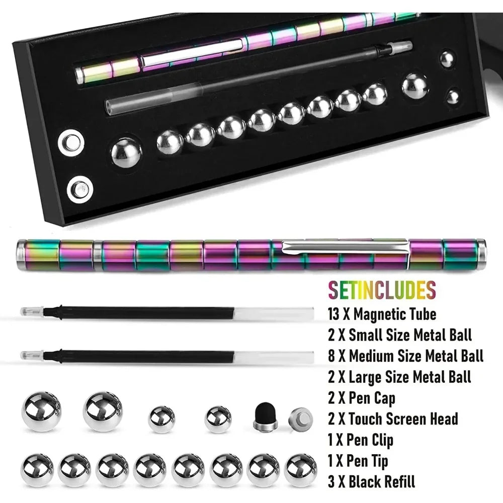 Decompression magnetic pen